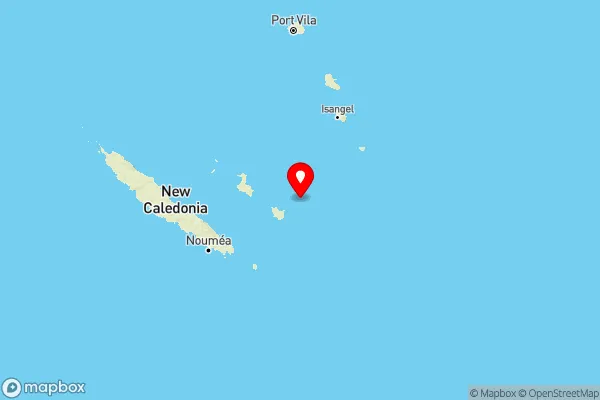 68 km ENE of Tadine, New Caledonia