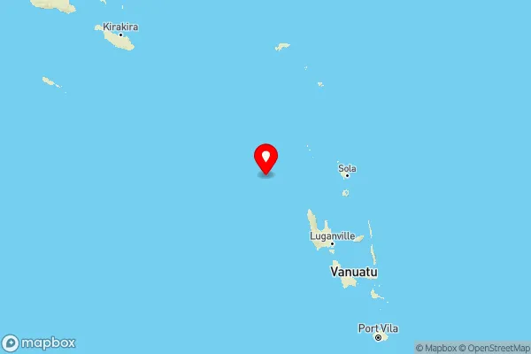209 km NW of Port-Olry, Vanuatu 209 km NW of Port-Olry, Vanuatu