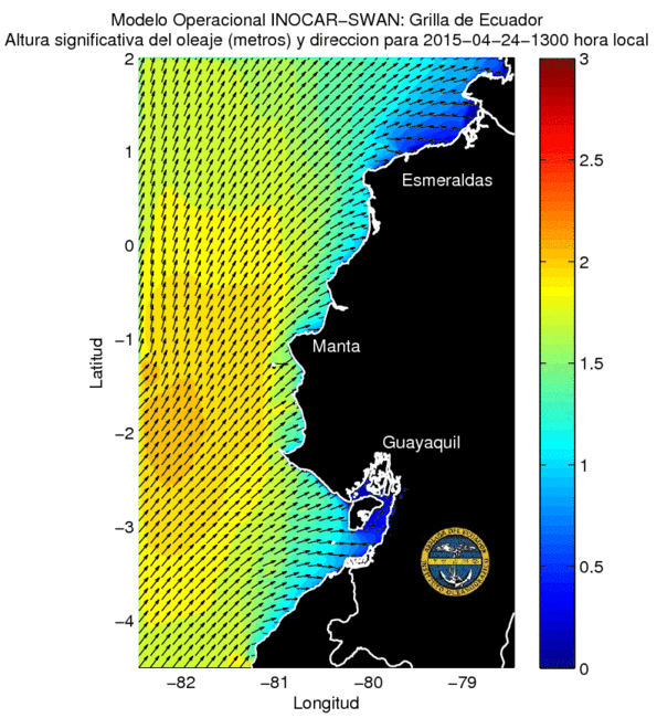 Condiciones de oleaje del 24 al 27 de abril 2015 Condiciones de oleaje del 24 al 27 de abril 2015