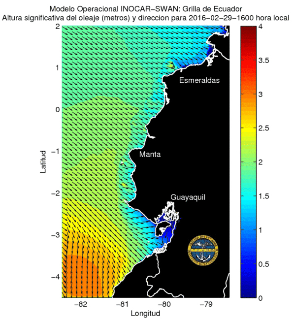 Condiciones de olas del 29 de febrero al 3 de marzo 2016