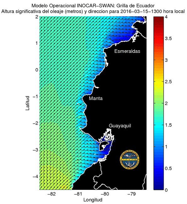 Condiciones de olas del 15 al 17 de marzo 2016