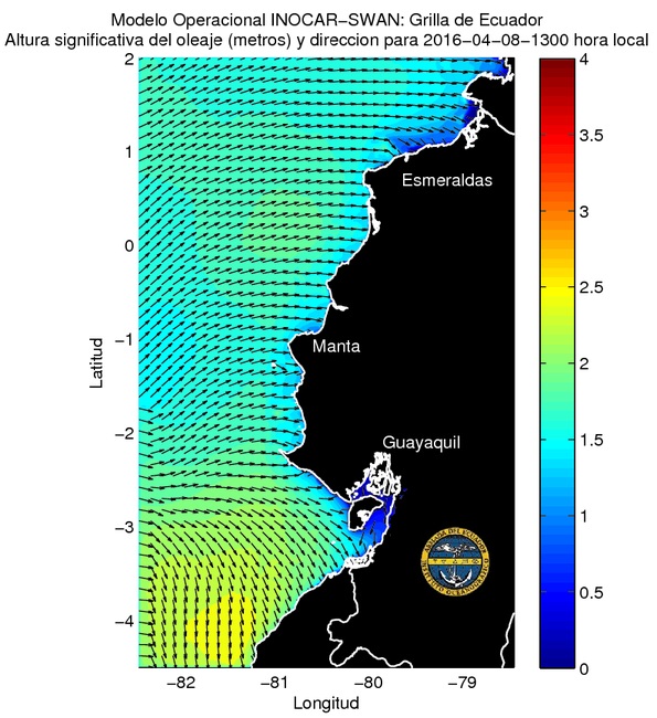 Condiciones de olas y aguaje del 8 al 11 de abril 2016 Condiciones de olas y aguaje del 8 al 11 de abril 2016