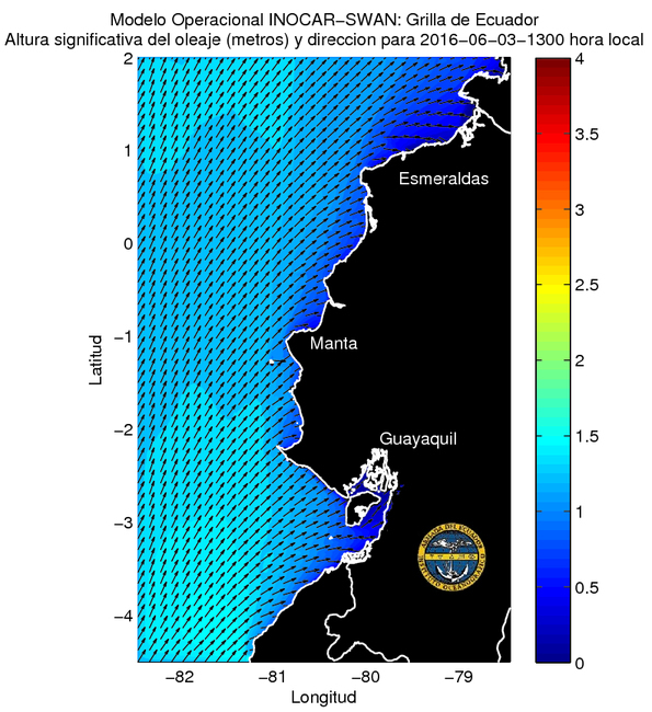 Condiciones de olas y aguaje del 3 al 6 de junio 2016