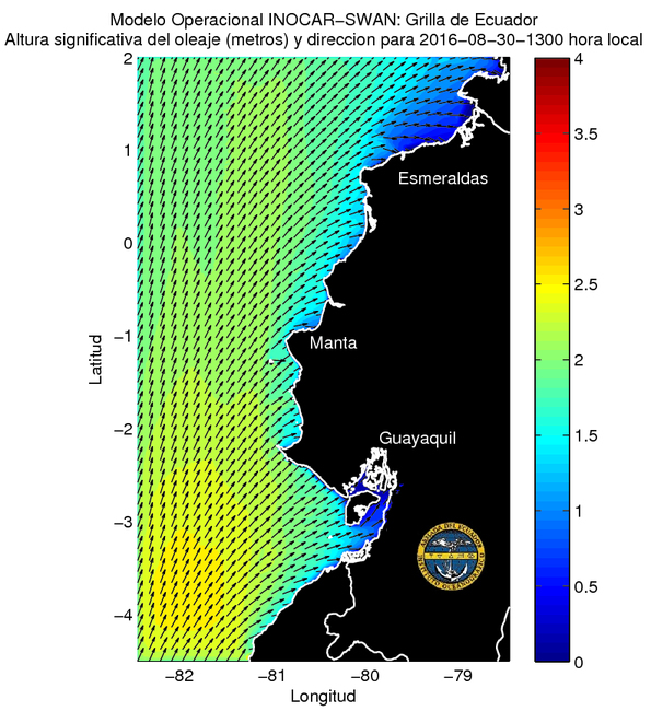 Condiciones de olas del 30 de agosto al 1 de septiembre 2016 Condiciones de olas del 30 de agosto al 1 de septiembre 2016