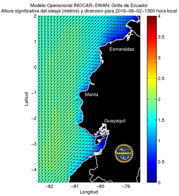 Condiciones de olas y aguaje del 2 al 5 de septiembre 2016