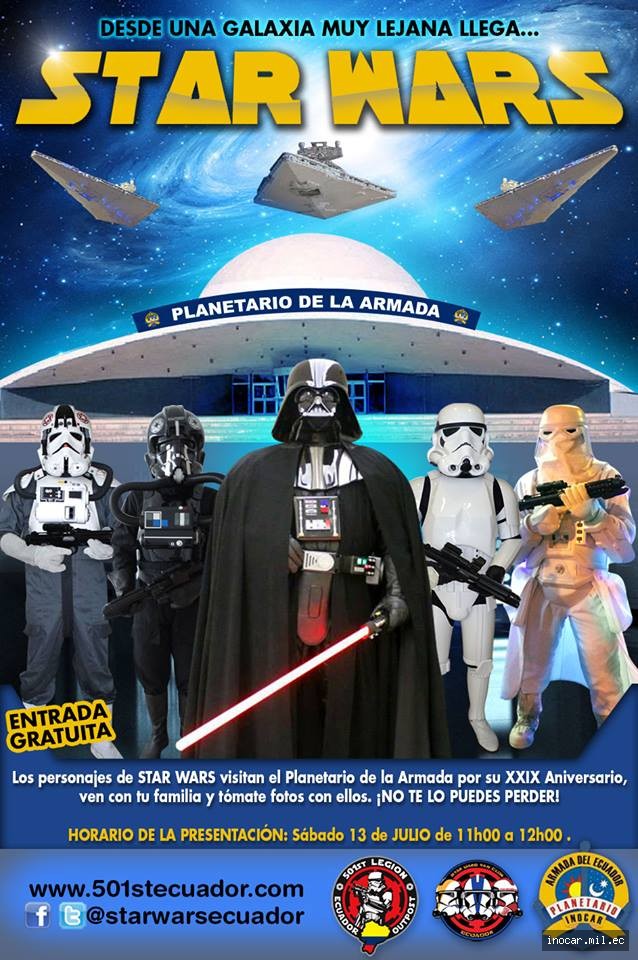 Funciones gratuitas en el Planetario de la Armada por fiestas julianas