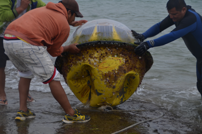 Boya oceanográfica instalada en Salinas fue destruida por embarcación
