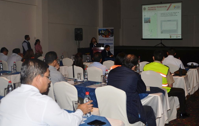 Técnicos del Instituto Oceanográfico de la Armada presentaron resultados de proyecto en Manta