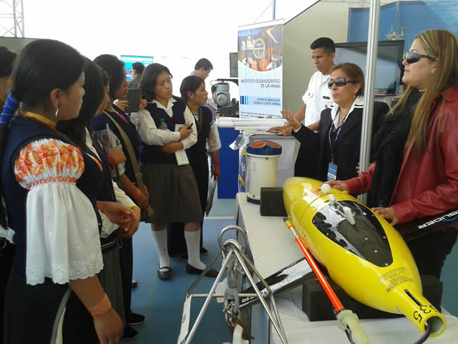 Técnicos del Instituto Oceanográfico de la Armada participan en feria científico tecnológica “Innopolis” en Yachay Técnicos del Instituto Oceanográfico de la Armada participan en feria científico tecnológica “Innopolis” en Yachay