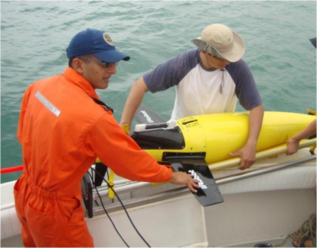 Nuevo robot subamarino monitorea las condiciones del mar en el margen costero