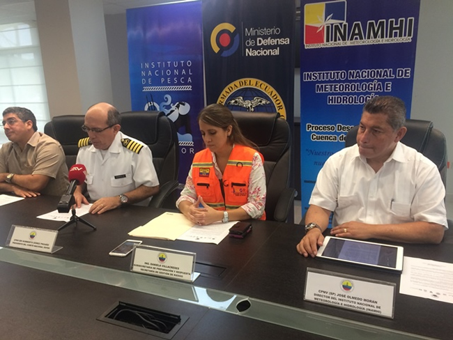 Las condiciones oceanográficas y meteorológicas se normalizan de acuerdo a la época
