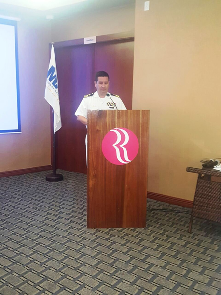 Funcionarios del Inocar presentaron informe de gestión como Presidente de la Comisión Hidrográfica Regional en Surinam