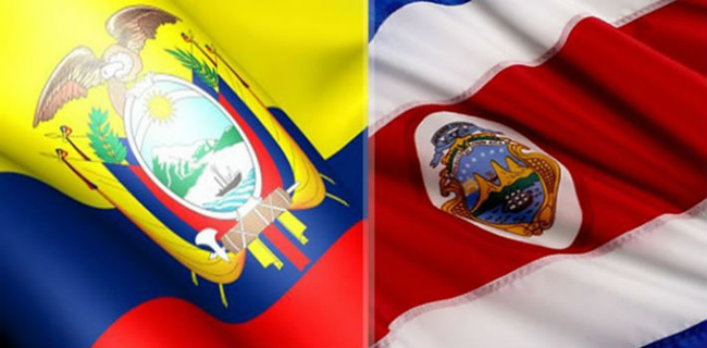 Firma del acta y orden de operaciones para continuar con los estudios binacionales de la extención de la plataforma continental entre Ecuador y Costa Rica
