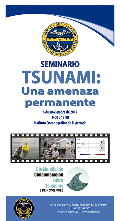 Seminario y Casa Abierta "Tsunami: Una amenaza permanente"