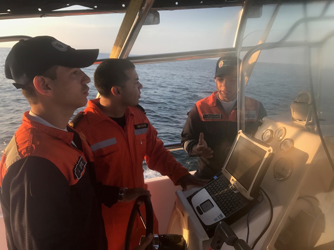Oficial del Inocar supervisó levantamientos hidrográficos realizados por la Armada de Colombia en territorio marítimo fronterizo