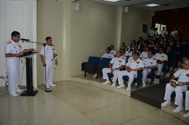 Inocar recibió la visita del Comandante General de la Armada