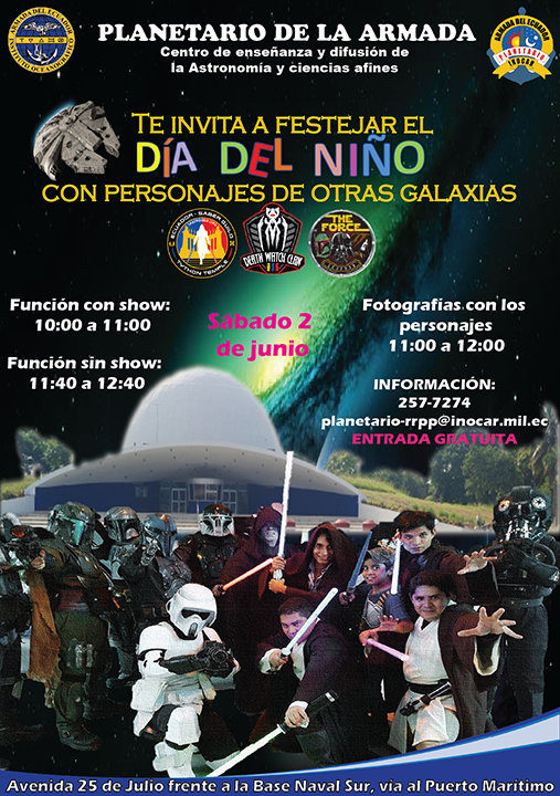 Personajes de otras galaxias invaden el Planetario para festejar el Día del Niño