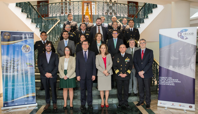I Reunión para el intercambio de experiencias en materia de plataforma continental extendida entre Ecuador y Chile