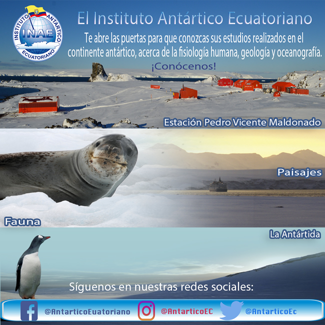 Los invitamos a conocer más sobre el Instituto Antártico Ecuatoriano