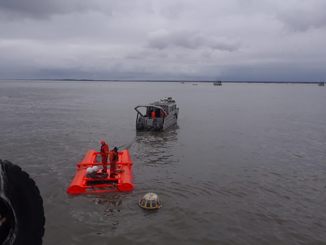 Inocar instaló boya oceanográfica en Posorja