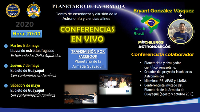 El Planetario de la Armada pone en marcha conferencias virtuales  de astronomía en vivo