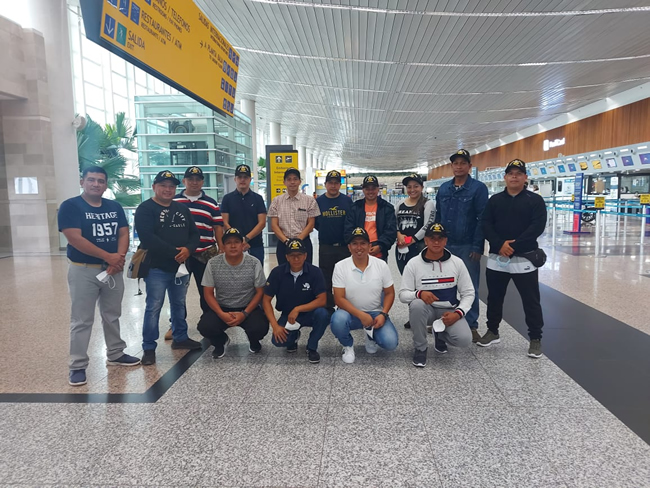 Funcionarios del Inocar viajan para ejecutar la  XXV Expedición Antártica Ecuatoriana
