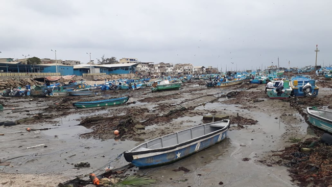 Máximo aguaje ocasionó recogimiento del mar