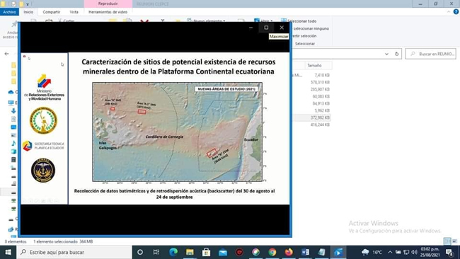 Autoridades del Inocar participaron en la XII Reunión del Comité de Límite Exterior de la Plataforma Continental Ecuatoriana