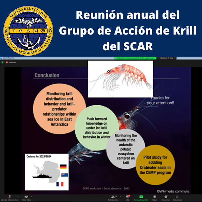 Reunión anual del Grupo de Acción de Krill del SCAR