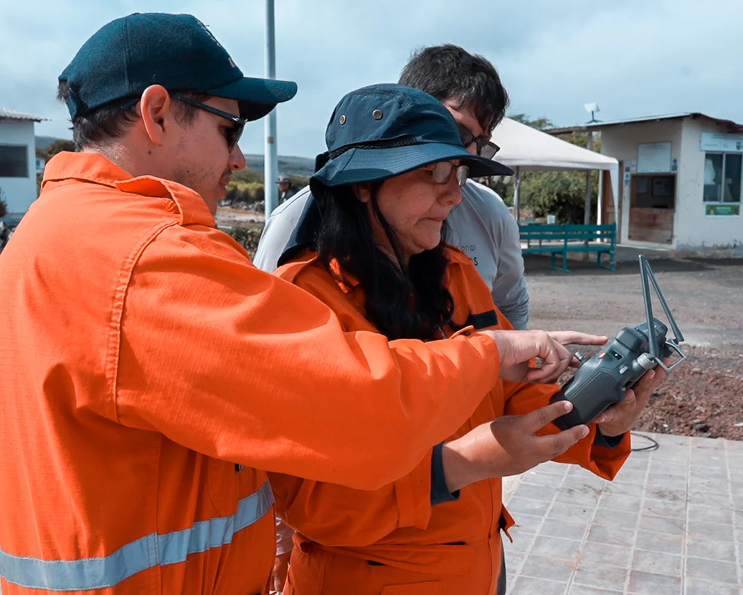 Técnicos del Inocar desarrollaron levantamientos geodésicos y fotogramétricos en la isla Floreana