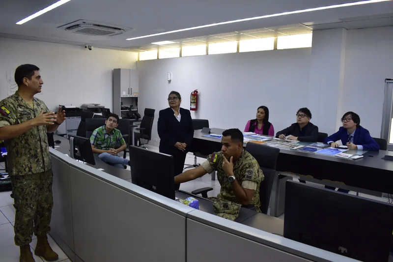 Encuentro técnico entre Inocar y NEC Japón fortalece cooperación tecnológica en gestión de riesgos naturales
